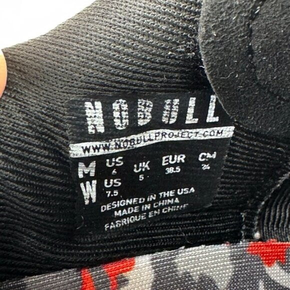 NoBull Trainers Black Red Grey Camo Superfabric Crossfit Gym Shoes W 7.5 M 6 - Picture 8 of 8